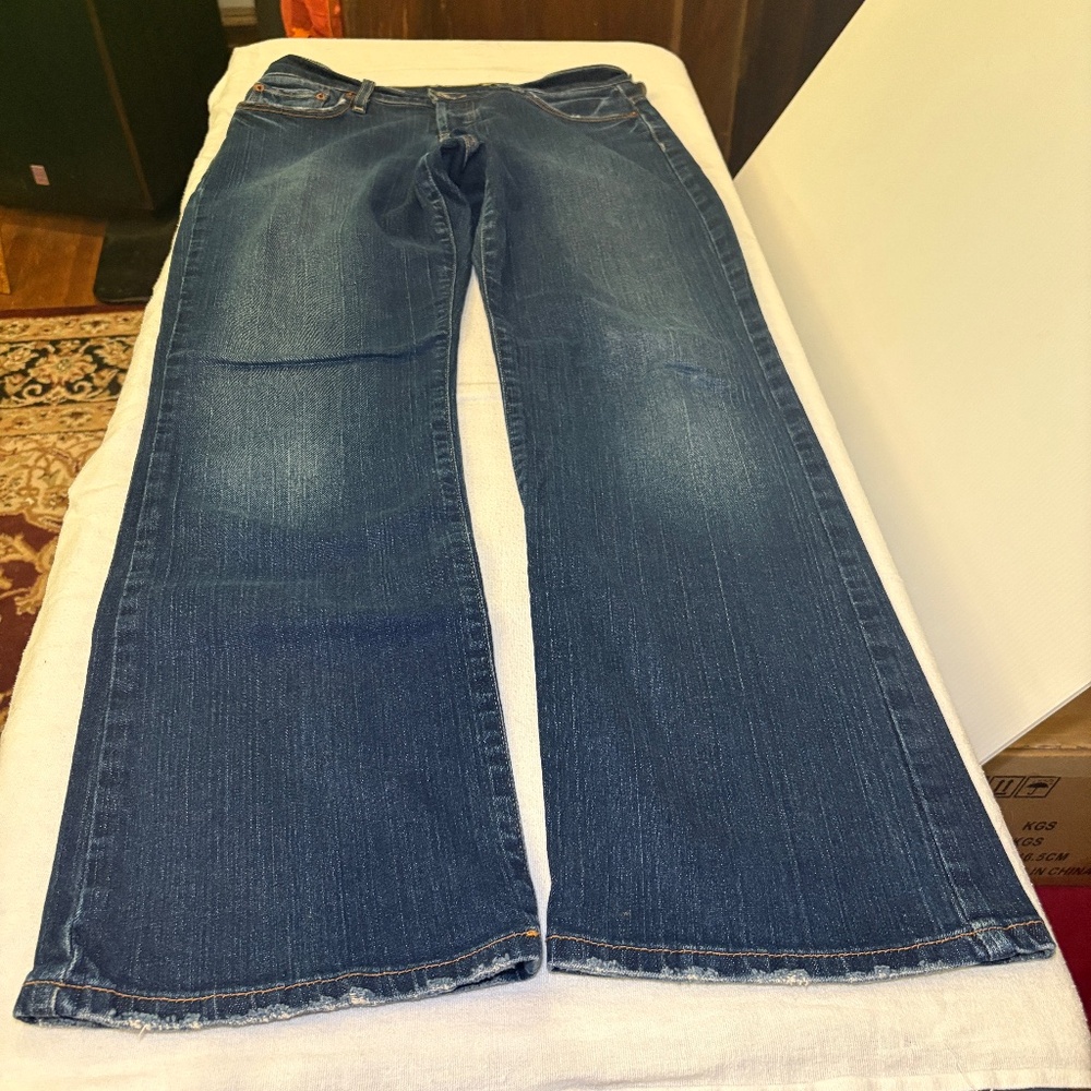 Lucky Brand Dungarees Easy Rider Regular Length Boot Jeans Gene Montesano 8/29